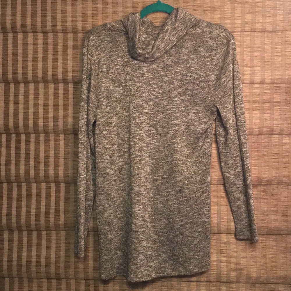 Cowl neck tunic sweater by Chicos, size 1 - Picture 3 of 5